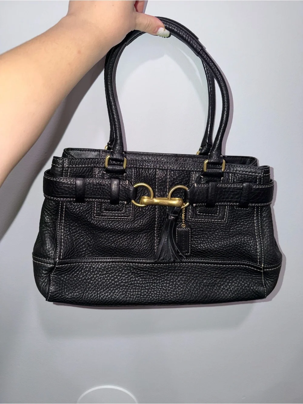 Vintage Coach Black Purse